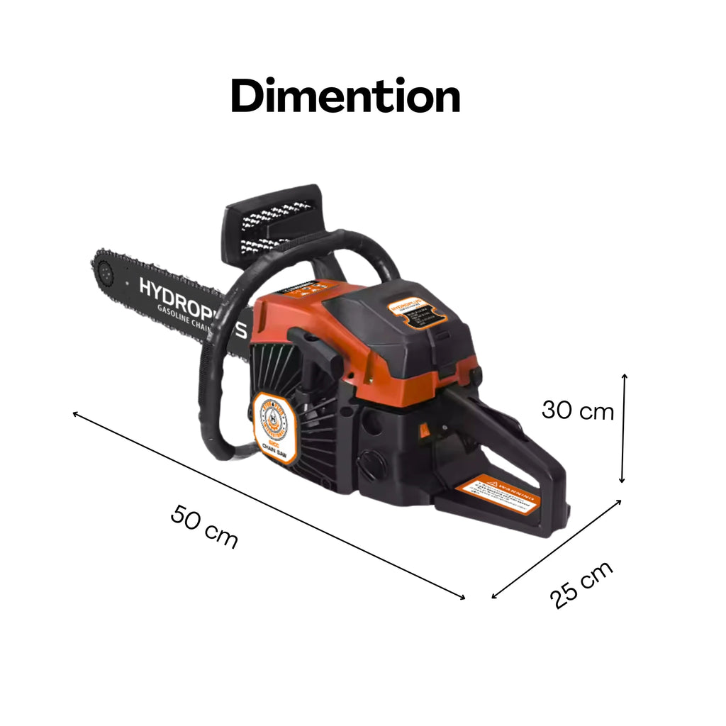 Heavy Duty Chainsaw 62cc Gasoline Engine Industrial Grade 22 Inch Guide Bar Two Stroke Motor OEM 2800W
